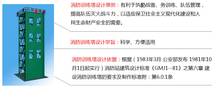消防训练塔原则